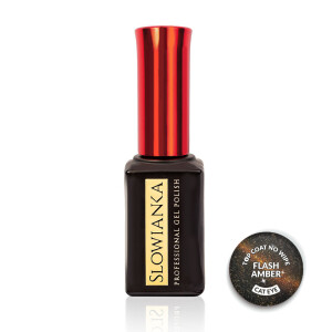 Top Coat No Wipe Flash Cat Eye Amber 10g