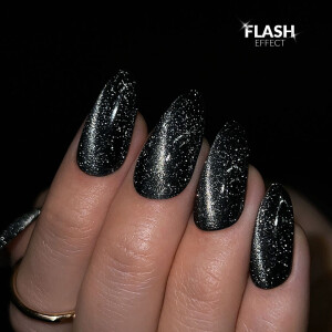 Top Coat No Wipe Flash Cat Eye Silver 10g